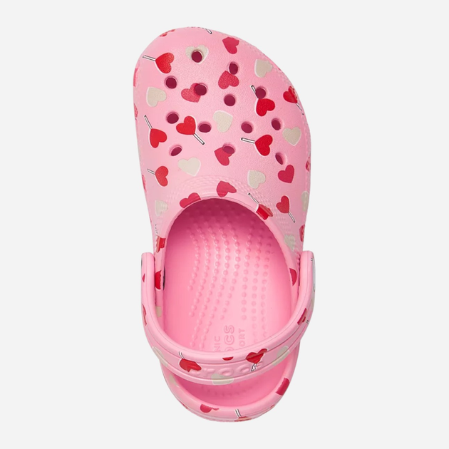 Chodaki dziecięce dla dziewczynki Crocs Graphic Classic Clog CR209755-6S0 24-25 (C8) Różowe (196265556687) - obraz 4