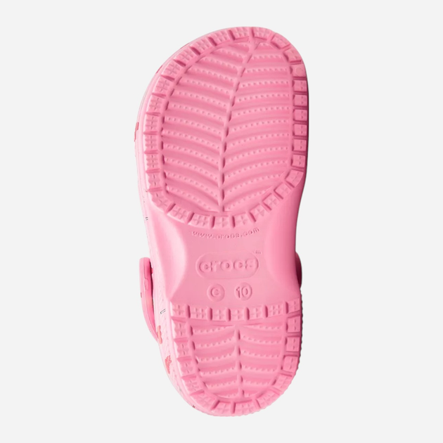 Дитячі крокси-сабо для дівчинки Crocs Graphic Classic Clog CR209755-6S0 23-24 (C7) Рожеві (196265556670) - зображення 5