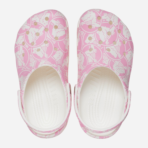 Chodaki dziecięce dla dziewczynki Crocs Classic Duke Print Clog 210008-6WY 25-26 (C9) Różowe (196265678839) - obraz 3