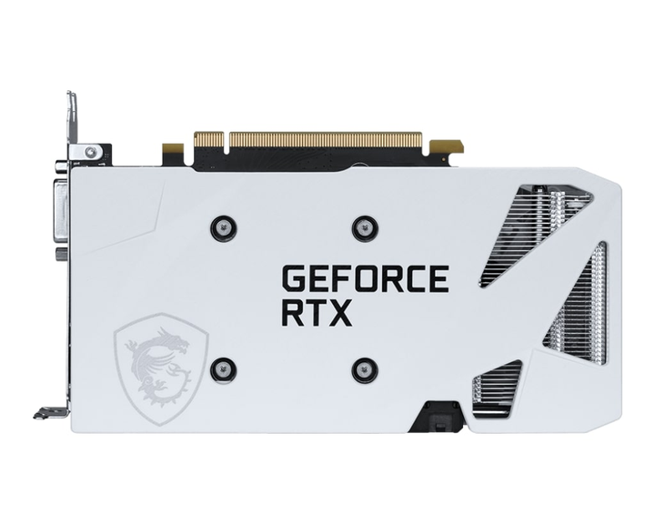 Видеокарта GF RTX 3050 8GB GDDR6 Ventus 2X XS White OC MSI (GeForce RTX 3050 VENTUS 2X XS WHITE 8G OC) - изображение 4