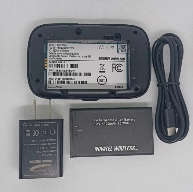 Роутер Novatel 7000 4G WiFi комплект с антенной 21 дБ кабель 15м - изображение 5