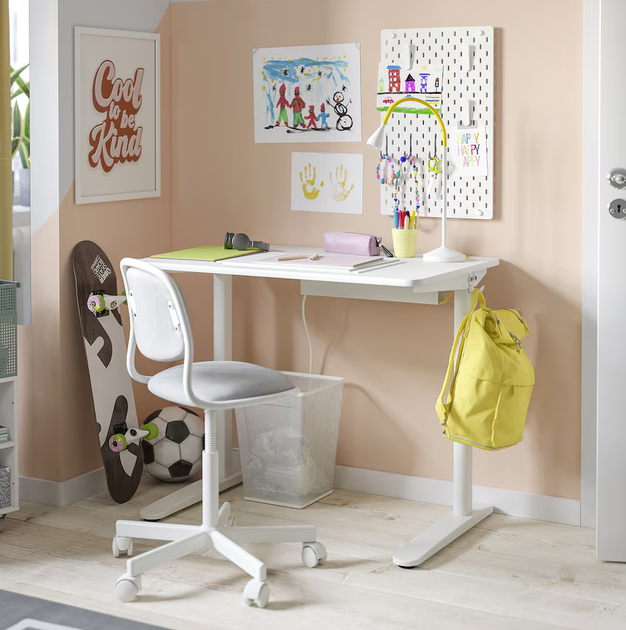 Письмовий стіл RELATERA IKEA 695.528.57 білий - зображення 3