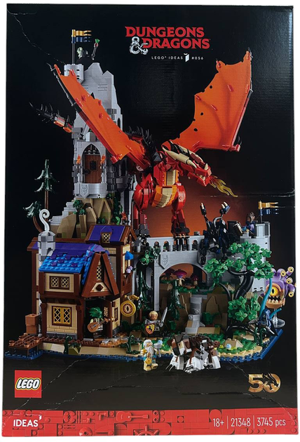 Zestaw klockow LEGO Ideas Dungeons & Dragons: Opowiesc czerwonego smoka 3745 elementow (21348) (955555908769357) - Outlet - obraz 2