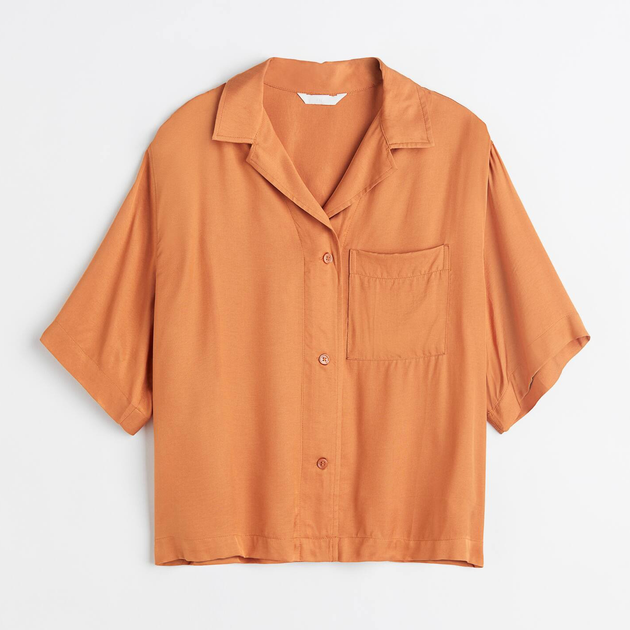 Блузка жіноча H&M 10676535wer M Помаранчева від Rozetka на платформі USKIDKA Акція на Блузка жіноча H&M 10676535wer M Помаранчева від Rozetka
