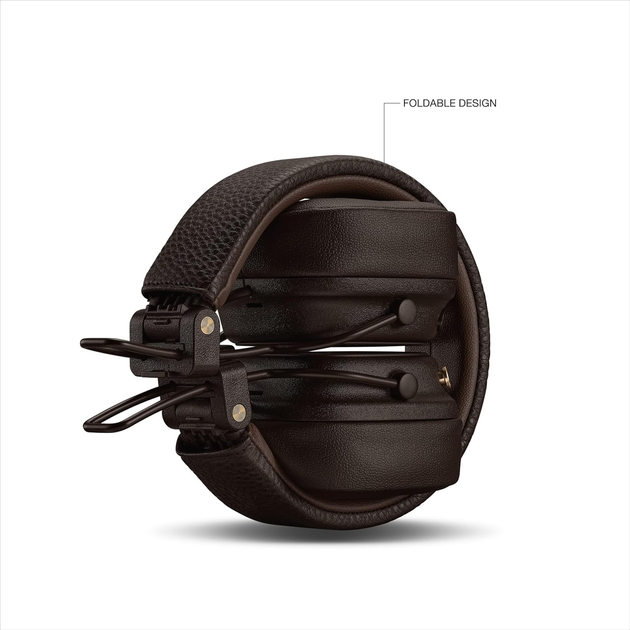 Беспроводные накладные наушники Marshall Major V (1006834) Brown (коричневые) - изображение 8