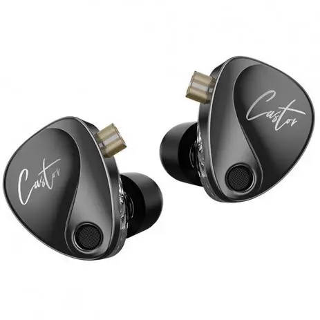 Наушники с микрофоном KZ Castor Improved Bass black - изображение 2