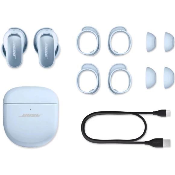 Бездротові навушники Bose QuietComfort Ultra Earbuds блакитні (Moonstone Blue) - Фото 7 Бездротові навушники Bose QuietComfort Ultra Earbuds блакитні (Moonstone Blue) - зображення 7