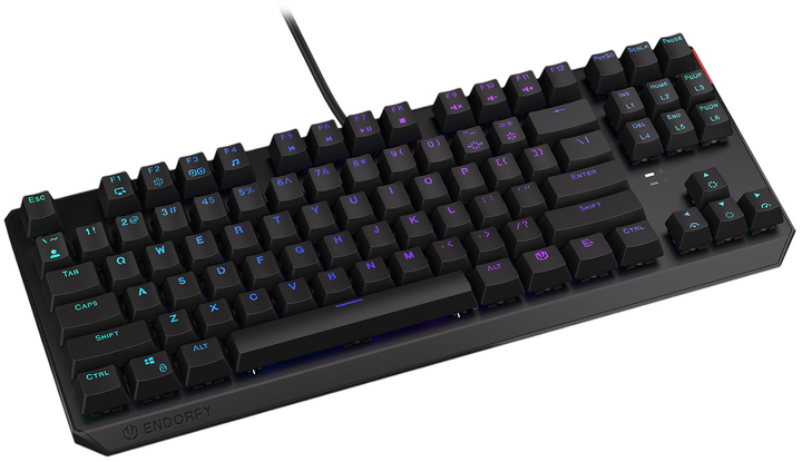 Клавіатура дротова Endorfy Thock TKL Kailh Blue USB Black (EY5A001) - зображення 3