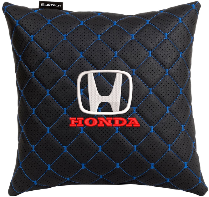 Подушка EVAtech ECO 30 х 30 см Honda Чорна з синьою ниткою від Rozetka на платформі USKIDKA Акція на Подушка EVAtech ECO 30 х 30 см Honda Чорна з синьою ниткою від Rozetka