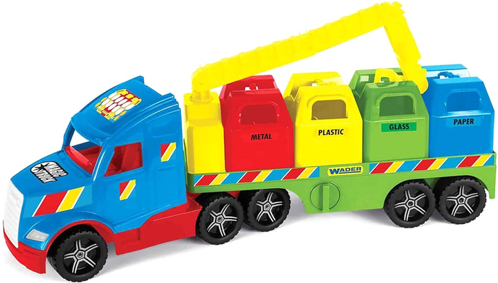 Pojazd Wader Magic Truck Basic Śmieciarka recyklingowa (5900694363212) - obraz 2