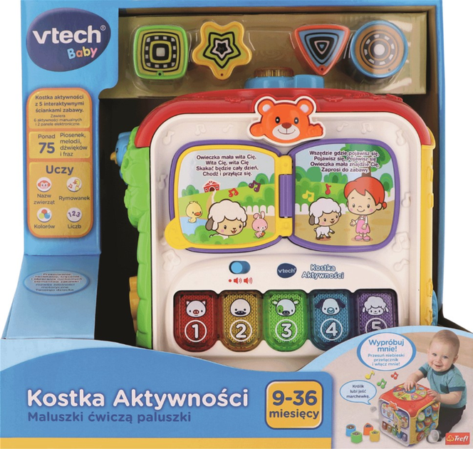 Zabawka edukacyjna VTech Baby Kostka Aktywności (5900511606775) - obraz 12