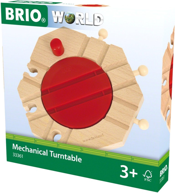 Obrotnica Brio World Mechanical Turntable (7312350333619) - obraz 1