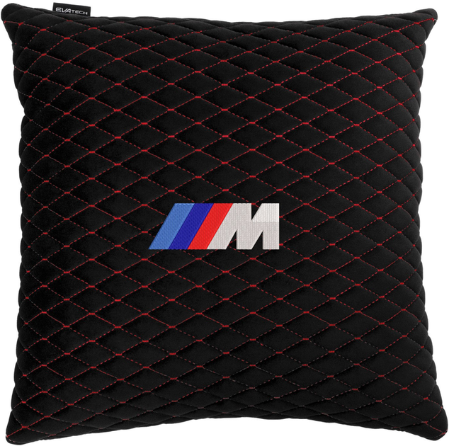 Подушка EVAtech 40 х 40 см BMW M Чорна з червоною ниткою від Rozetka на платформі USKIDKA Акція на Подушка EVAtech 40 х 40 см BMW M Чорна з червоною ниткою від Rozetka