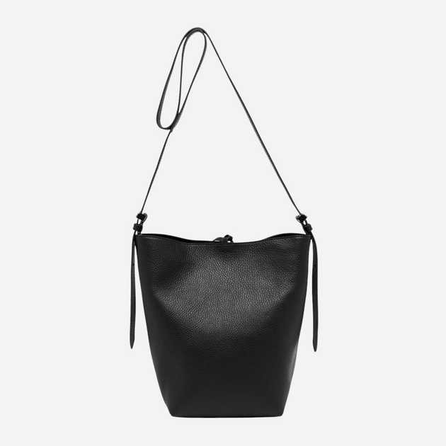 Комплект (сумка + косметичка) жіночий з натуральної шкіри Gianni Chiarini BS-11346/COMM-GRN-001 Чорний (800070334507) - зображення 3