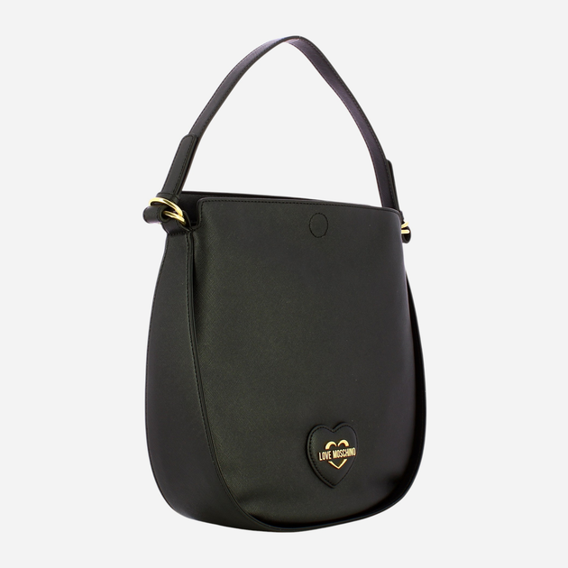 Сумка жіноча середня Love Moschino JC4265PP0HKL0000 Чорна (800070309300) - зображення 3