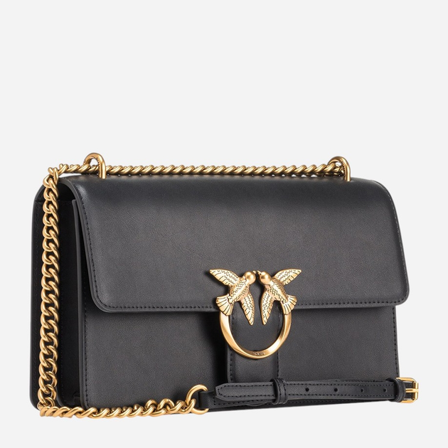 Torebka crossbody damska skórzana Pinko 100941A0F1-Z99Q Czarna (800070310443) - obraz 3