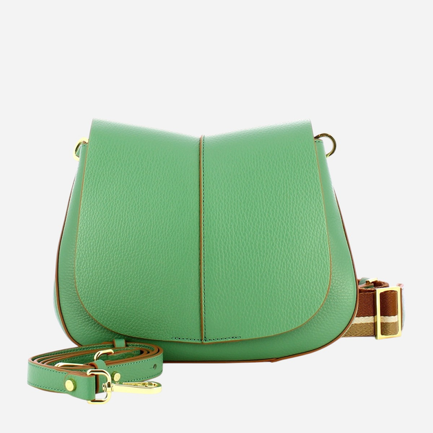 Torebka crossbody damska skórzana Gianni Chiarini BS-6036/COMM-GRN-NA-382 Zielona (800070334527) - obraz 4