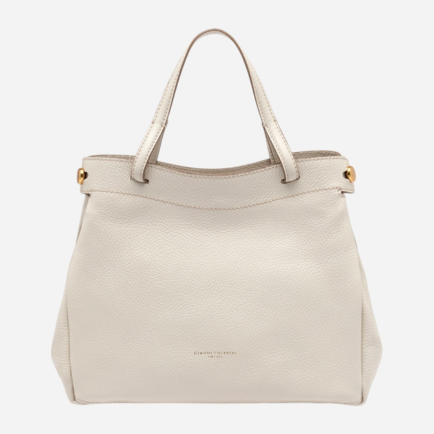 Torba shopper damska skórzana Gianni Chiarini BS-11290-GRN-3890 Biała (800070334492) - obraz 1