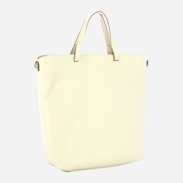 Сумка-шопер жіноча з натуральної шкіри Gianni Chiarini BS-11595-GRN-3890 Біла (800070334514) - зображення 3