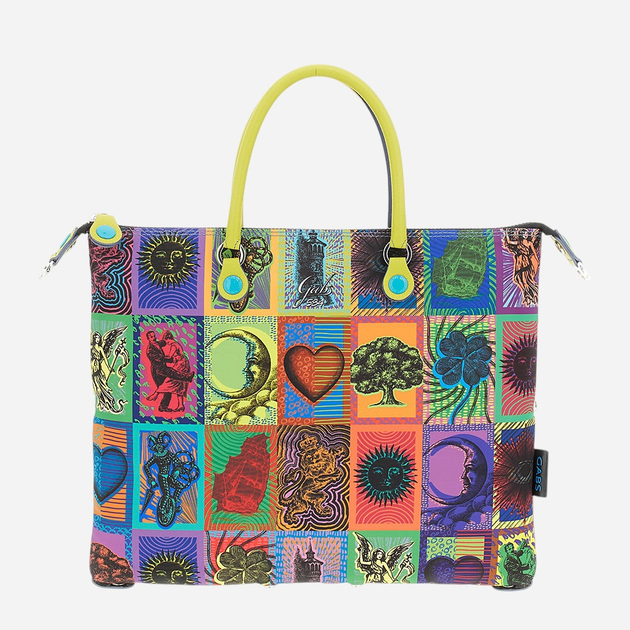 Torba shopper damska duża Gabs G000030T2X1719-S0584 Żółta (800070339556) - obraz 1