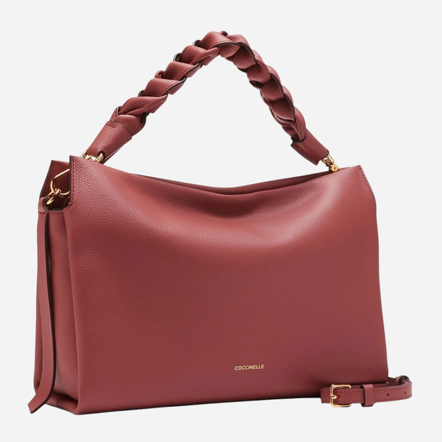 Сумка-шопер жіноча з натуральної шкіри Coccinelle E1M50190201-364 Червона (800070326843) - зображення 2