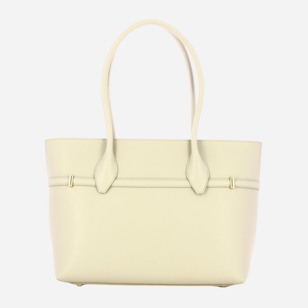 Torba shopper damska skórzana Furla WB01497BX3104VAN001007 Beżowa (800070331327) - obraz 2