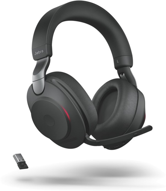 Słuchawki Jabra Evolve2 85 UC Stereo Czarne (28599-989-989) - obraz 4