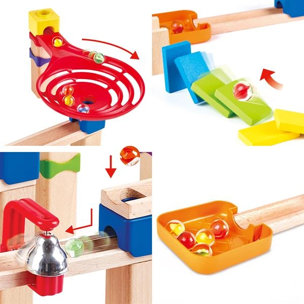 Конструктор-лабиринт Hape Marble Run Множество дорожек 50 эл. (E1102) - изображение 5