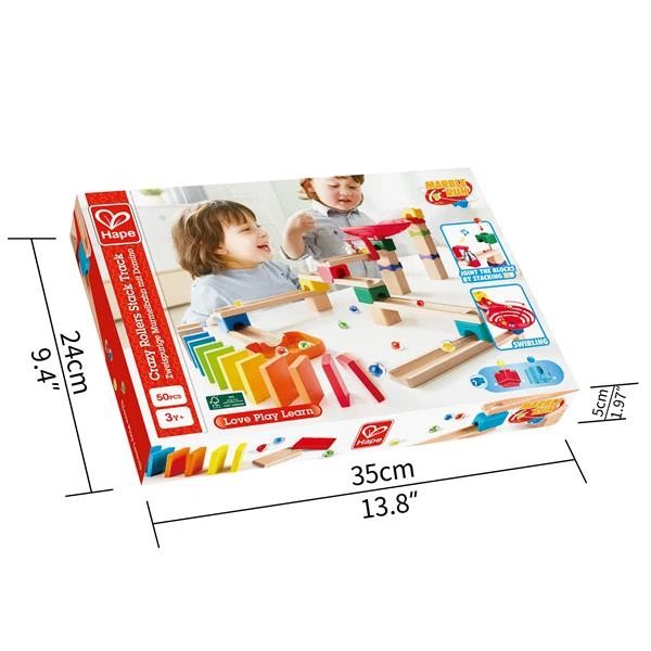 Конструктор-лабиринт Hape Marble Run Множество дорожек 50 эл. (E1102) - изображение 7