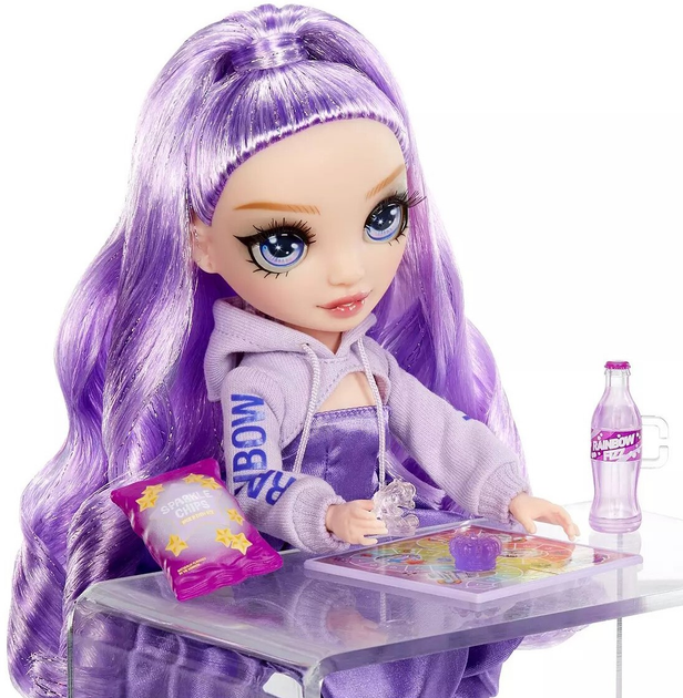 Лялька Rainbow High Sparkle & Shine Віола з аксесуарами 23 см (35051427810) - зображення 3