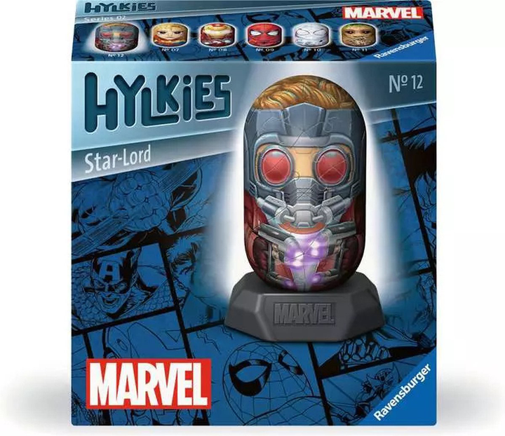 Puzzle 3D Ravensburger Hylkies Marvel Star-Lord (4005555011613) - obraz 1