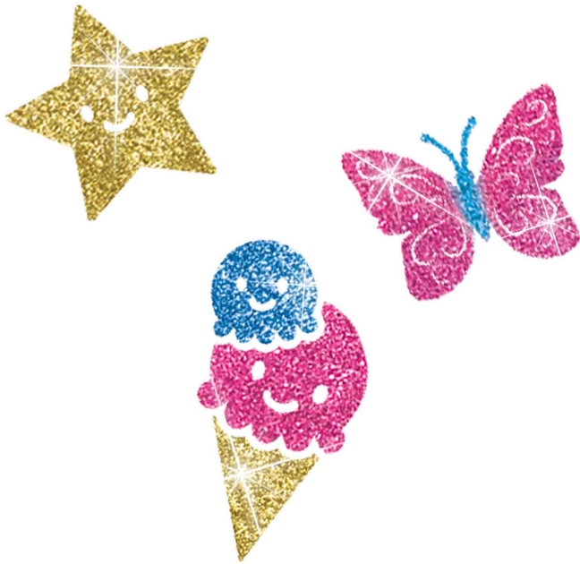 Набір блискучих татуювань Ses Creative Fashion glitter tattoos (8710341141424) - зображення 3