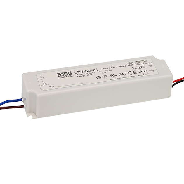 Блок питания 60W MEANWELL LPV-60-48 IP67 - изображение 1