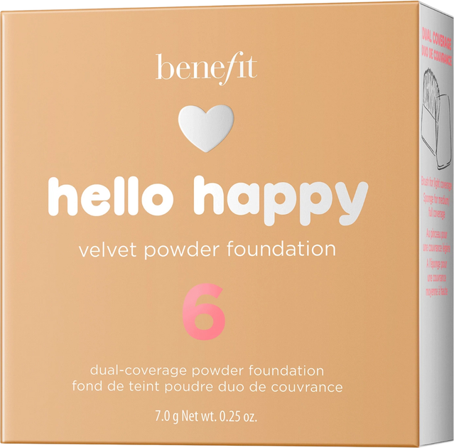 Пудра для обличчя Benefit Hello Happy Velvet 06 Medium 7 г (602004106247) - зображення 2