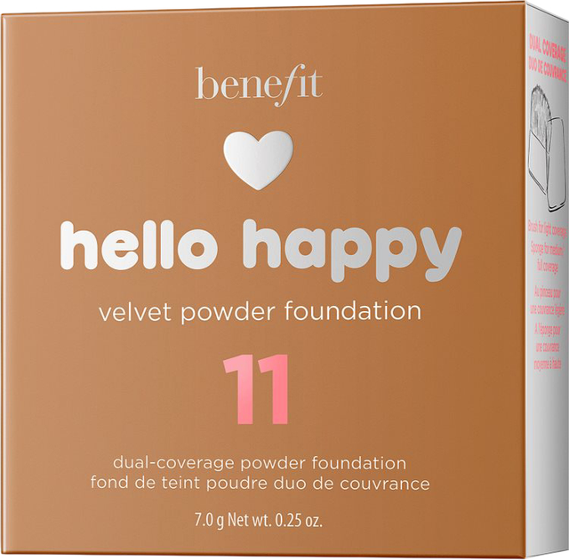 Пудра для обличчя Benefit Hello Happy Velvet 11 Dark Neutral 7 г (602004106292) - зображення 2