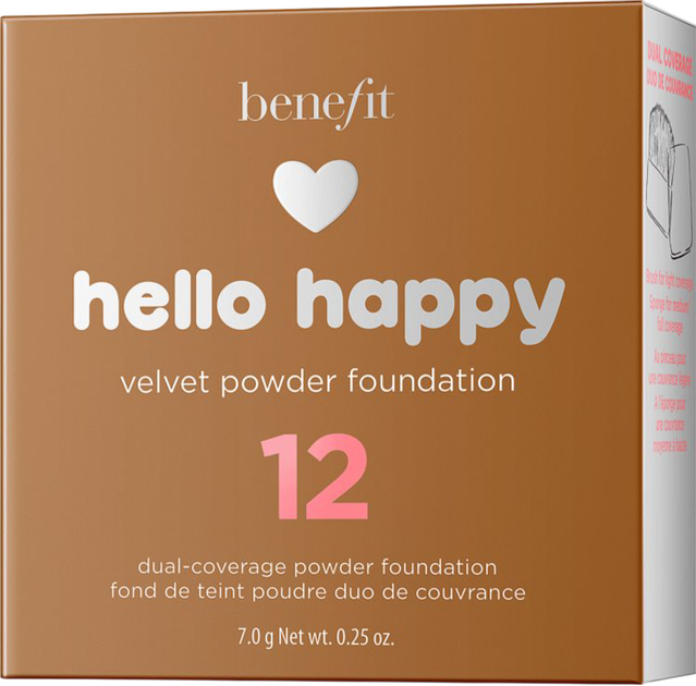 Пудра для обличчя Benefit Hello Happy Velvet 12 Dark Warm 7 г (602004106308) - зображення 2