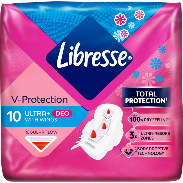 Прокладки гігієнічні Libresse Ultra Normal soft deo 10 шт (7322540337938) - зображення 1