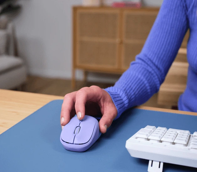 Миша Trust Yvi+ Multi-Device Wireless/Bluetooth Purple (TR25583) - зображення 8