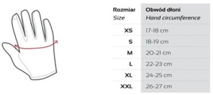 Rękawiczki rowerowe ACCENT Marathon M Black (610-80-45_ACC-M) - obraz 2