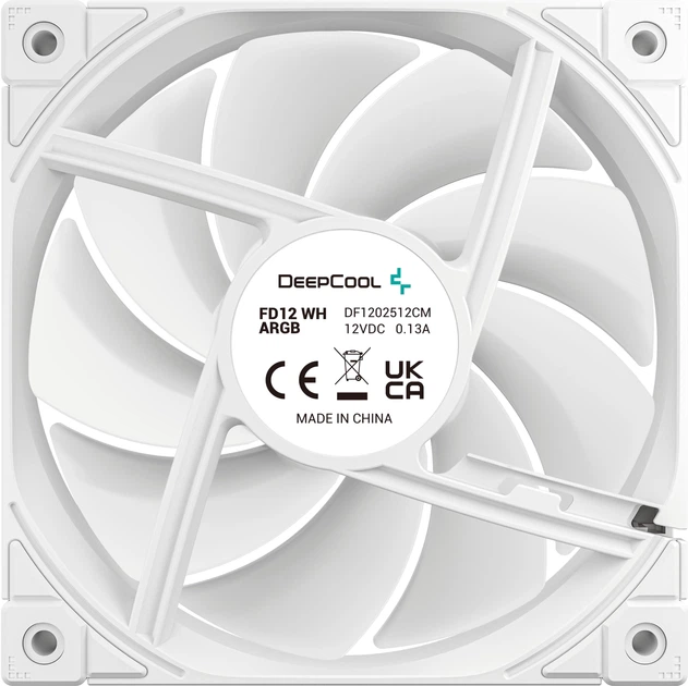 Вентилятор DeepCool FD12 ARGB WH-3 IN 1 (R-FD12-WHAPN3-G) - зображення 8