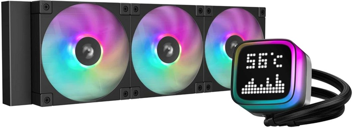 Система водяного охолодження DeepCool LP360 ARGB Black (R-LP360-BKMSNC-G-1) - зображення 1