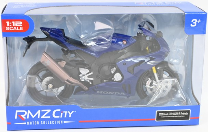 Zestaw do sklejania Daffi RMZ Hobby Honda Firebl blue 1:12 (5905422081314) - obraz 1