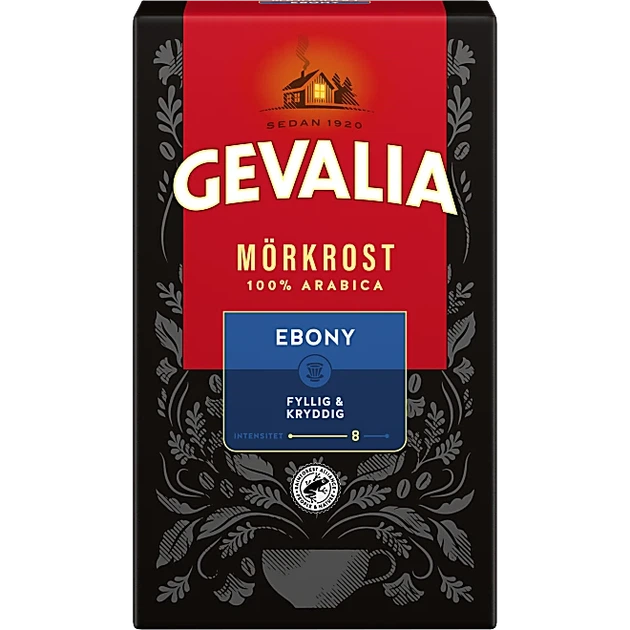 Кава мелена Gevalia Ebony Dark Roast 465 g gevalia_elbony_500_r - Фото 1 Кава мелена Gevalia Ebony Dark Roast 465 g gevalia_elbony_500_r - зображення 1