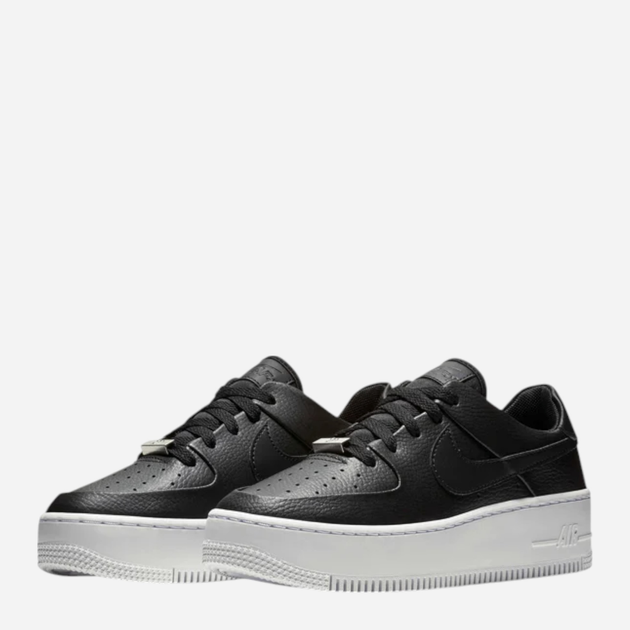 Sneakersy damskie na platformie Nike Air Force 1 Sage Low AR5339-002 37.5 (6.5US) Czarne (191887656043) - obraz 2