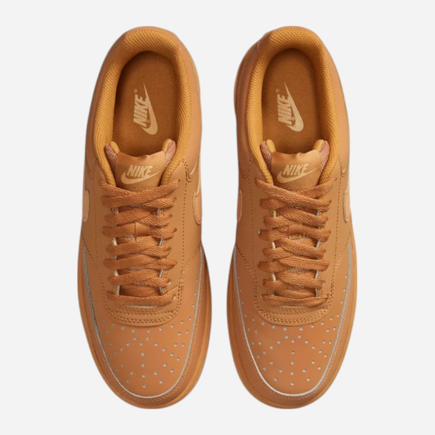 Sneakersy męskie do kostki Nike Court Vision Low CD5463-200 45 (11US) Brązowe (194497869902) - obraz 4