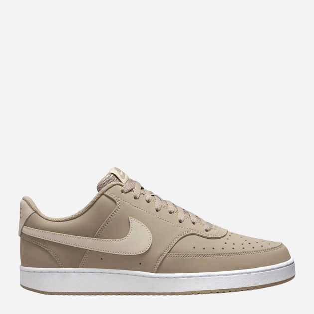 Sneakersy męskie do kostki Nike Court Vision Low HM6193-247 42 (8.5US) Ciemnobeżowe (197599058069) - obraz 1