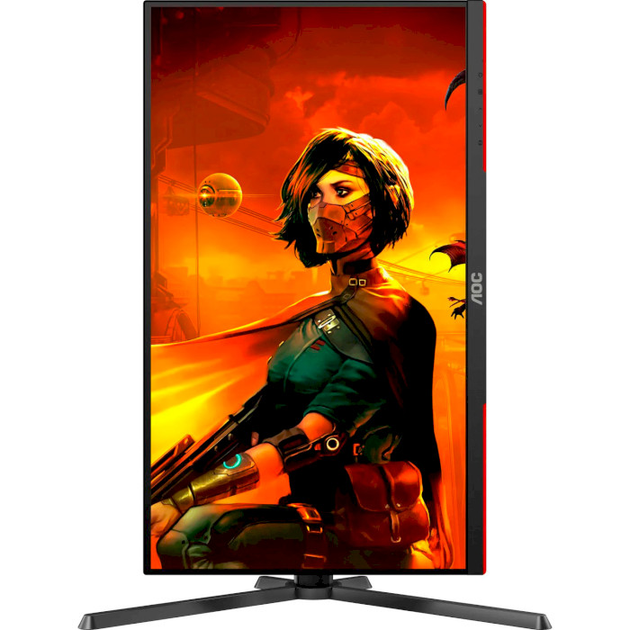 Монитор 27" AOC IPS, 3840x2160, 160Гц, Pivot Black-Red (U27G3X/BK) - изображение 5