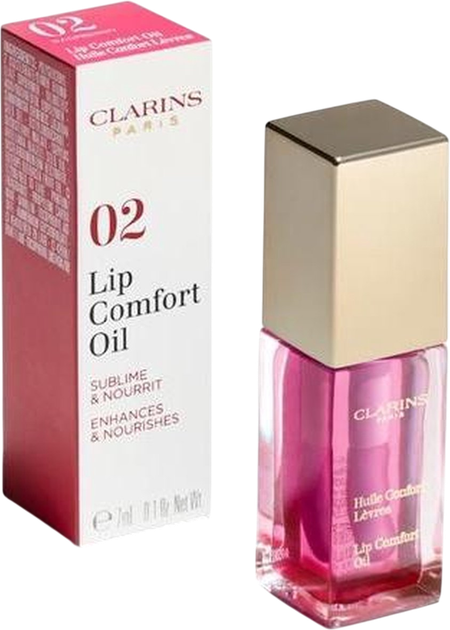 Olejek do ust Clarins Instant Light nawilżający 02 Rasberry 7 ml (3380810284386) - obraz 5