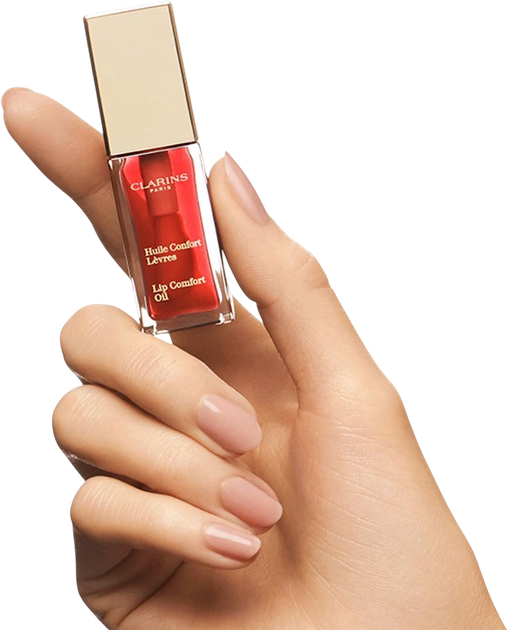 Olejek do ust Clarins Instant Light nawilżający 03 Red Berry 7 ml (3380810279498) - obraz 4