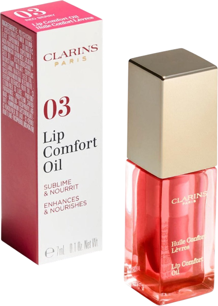 Olejek do ust Clarins Instant Light nawilżający 03 Red Berry 7 ml (3380810279498) - obraz 5